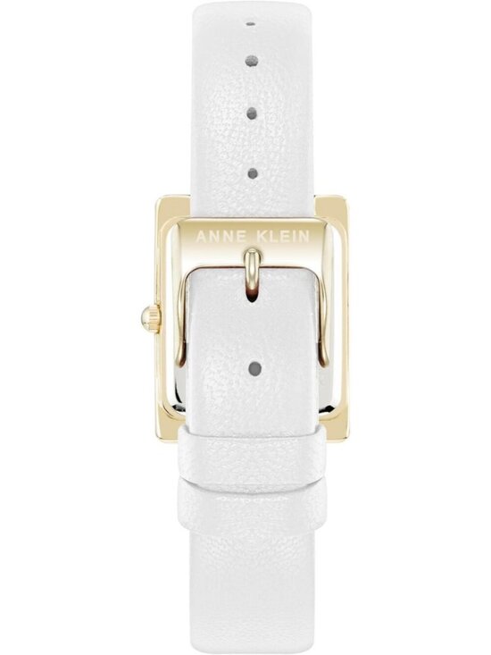 Anne Klein Women\'s White Gold Leather Strap Analog Quartz Solid Luxury Watch main image 4